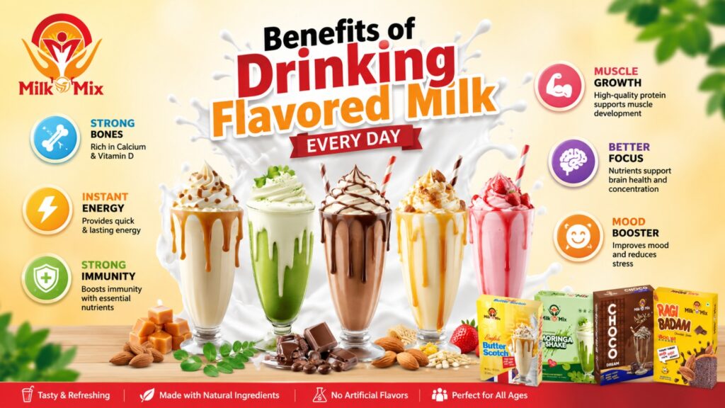 Benefits of Drinking Flavored Milk Every Day