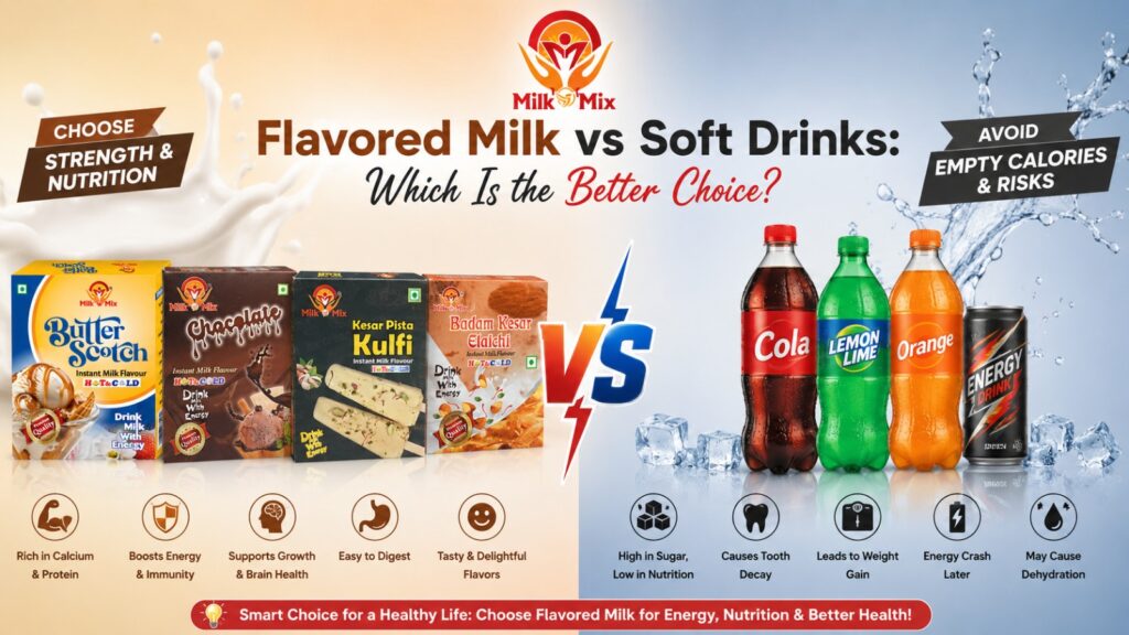 Flavored Milk vs Soft Drinks: Which Is the Better Choice?
